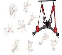 QiKKago Modello Di Altalena in Nylon Rosso Appeso, Ti Permette Di Godere Del Divertimento Dell'oscillazione! Il Regalo Originale Per Uomini E Donne-B06