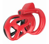 QiKKago Moschettone Sportivo Multifunzionale in Plastica. Bracciale Ad Anello Rosso E Nero, Comodo Da Indossare E Non Cadere Accessori Per Il Fitness-K17