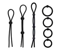 QiKKago Multi-funzionale Corda in Silicone Regolabile E Set Di Anelli A Pois, Ti Portano Una Nuova Esperienza, Un Regalo Originale Per Uomini E Donne-D4