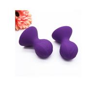 QiKKago Multi Funzionale Morbida Palla Di Yoga In Silicone Viola, Alta Elasticità, Regolabile, Adatto Per L'Esercizio Domestico, Ginnastica, Facile Da Indossare, Comodo Accessorio Sportivo F-7
