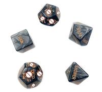 QiKKago Multifunzionale 5 Classico Nero in PlastiIT Sex Dice Adatto per SITcchi, ITrta, Festa, Dadi di Gioco, con Modelli di Azione Creativi, Regalo di Coppia - D25-IT