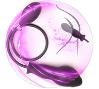 QiKKago Nero Gonfiabile Hip Trainer con Doppie Palle, Accessorio Comodo per Allenamento Flessibilità, Regalo di Coppia - K + 6