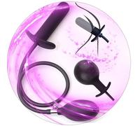 QiKKago Nero in Silicone Hip Trainer con Dispositivo Gonfiabile, Accessorio in Silicone Multifunzionale per L'Allenamento di Riscaldamento, Regalo per Coppia - K + 9