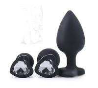 QiKKago Set di Attrezzi per Lo Stretching in Silicone Nero da 3 Pezzi Design Compatto per la Palestra di casa Regalo di Coppia-Q