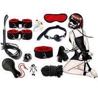 QiKKago Set Multifunzionale Da 10 Pezzi in Nylon Rosso Per Una Tendenza Alla Moda! Un Regalo Originale Per Uomini E Donne-K19
