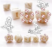 QiKKago Set Versatile Di 5 Dadi Da Gioco Bianchi Diversi-stimola Il Divertimento Competitivo! Regalo Originale-K27