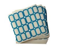 QILANJO 960 etichette adesive rettangolari, 3,8 x 2,5 cm, autoadesive, vuote, scrivibili su carta, etichette per organizzare, contrassegnare, pianificare, classificazione dei file, blu