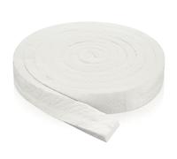 Qilery 1" x 0,6 "x 200" isolamento ignifugo dell'inserto per il camino | Isolamento ignifugo con resistenza alle alte temperature di 2000 ° F, guarnizione ignifuga per stufa a legna, stufa a pellet