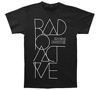 QILIJING Imagine Dragons - Mens Radioactive Text T-Shirt Size L