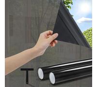 QILIMA 2 Rotoli Pellicola Specchio per Vetri Finestre Pellicola Specchio Autoadesive Protezione Privacy Finestre Anti-UV,Controllo del Calore Adatto per Camera da Letto, Ufficio e Cucina 44.5CMX2M