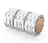 QILIMA 3 Rotoli Bianco Nastro Catarifrangente Adesivo 5cm X 9m Impermeabile Strisce Catarifrangenti Adesive Nastro Riflettente Adesivo Catarifrangente Per Veicoli E Trattori