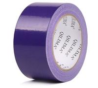 QILIMA Nastro adesivo nastro in tessuto qualità premium 50 mm x 25.1 m adesivo senza residui, forte, colore viola
