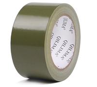 QILIMA Nastro adesivo nastro in tessuto qualità premium 50 mm x 25.1 m adesivo senza residui, forte, colore verde oliva