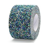 QILIMA Nastro antiscivolo blu, 10 cm x 5 m, autoadesivo antiscivolo, ad alta trazione, per scale, piscine, aree umide