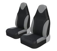 QILINGS Auto Coprisedili Per Citroen Per C1 Coprisedili Anteriori Stile Secchio Per Auto Universali Per Auto Camion SUV Protezione Per Sedili Auto Set Coprisedili(2Piece GRAY)