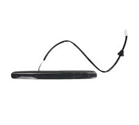 QILINGS Auto Fanalino Per Fiat 500 Cabrio 2009-2019 Luce di stop di alto livello 77365246 68140780AA Lampada di arresto posteriore Luce di coda aggiuntiva Gruppo Ottico Posteriore(Nero)