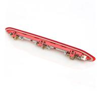 QILINGS Luci di Stop LED per Polo 9N 2002-2010, Rosso, Montaggio Alto, Terza Luce Freno