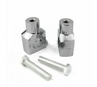 QILINGS Rialzi Manubrio per Shadow per VLX 600 per VTX1800 per Ace 750 Riser Manubrio Moto Billet 1 "Riser Manubrio 25mm Moto Manubrio Riser(Chrome)