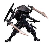 QiLumier Super Black Samurai - Modellino di guerriero meccanico mobile, kit di modellismo robot, regalo decorativo, adatto per ragazzi di età compresa tra 8 e 14 anni