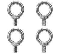 QIMEI-SHOP Bulloni ad Occhiello M10 Golfari Bullone per Sollevamento Vite ad Anello in Acciaio Inossidabile 304 per Sollevamento Fissaggio 4 Pezzi