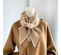 QINC Caldo Cashmere Collo Sciarpa Cravatta per Le Donne Plaid Fazzoletto Sciarpe a Maglia Lungo Magro Piccole Sciarpe Bandana Femminile