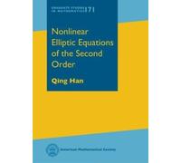 Qing Han Nonlinear Elliptic Equations of the Second Order (Copertina rigida)