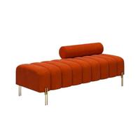 QINGGANG-0224 chaise longue Sgabello for divano imbottito in legno adatto for soggiorno, camera da letto, cabina armadio. terminale del regolabile in altezza(XS)