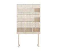 QINGGANG-0224 contenitori per libri Scaffale for libri dal pavimento al soffitto, scaffale for riviste, espositore for lettura, scaffale for CD multistrato scaffali per libri(Bianco,82cm)