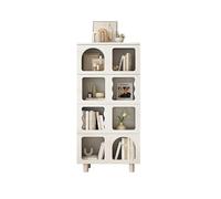 QINGGANG-0224 contenitori per libri Scaffale for libri scaffale portaoggetti a pavimento for la casa soggiorno multistrato semplice armadio di stoccaggio contro il muro(130x61x32cm)