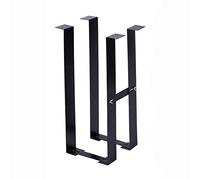 QINGGANG-0224 supporto per torre di computer Supporto CPU sotto scrivania Torri PC resistenti Telaio sospeso di fissaggio for sollevamento Staffa regolabile for montaggio a parete(Nero)