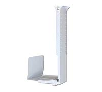QINGGANG-0224 supporto per torre di computer Supporto for CPU sotto il supporto da scrivania - for PC laterale regolabile a parete, universale(Bianco)