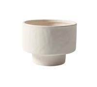 QINGGANG-0224 vasi da fiori da interno Plain Clay Creative Flower Pot: Wide-Mouth, With A Simple And Compact Design,(Piccolo)