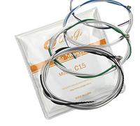 QINGGE Corde per violoncello 1 set generico in lega di alluminio-magnesio ferita corde per violoncello misura 1/2