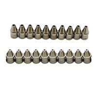 qinggw 10 pz/Set 1mm/2mm Ugello Punte di Ferro di Saldatura del Metallo Punta di Saldatura per Vuoto Saldatore Elettrico Ventosa/Pompa dissaldante (Taglia : 5pc 1mm And 5pc 2mm)