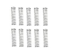 qinggw 10PCS in Acciaio Inox di Compressione Primavera, Piccolo Molla, 0,8 Millimetri Diametro del Filo * 4mm out Diametro * (5-50) mm Lunghezza (Taglia : 0.8x4x40mm)