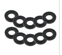 qinggw 10pcs Scheletro paraolio 35x45x10mm / 35x47x8 / 35x48x8 / 35x50x7 / 35x50x10 / 35x55x12mm TC Tipo NBR Nero Albero Radiale Anello di Tenuta Guarnizione (Taglia : 35x47x8mm)
