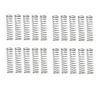 qinggw 20pcs 0,5 Millimetri 0.5x8mm Acciaio Inossidabile Molla Filo Diametro 0,5 Millimetri Diametro Esterno 8 Millimetri Lunghezza 10-50mm (Taglia : 45mm)