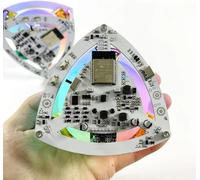 QINGHEDZSW Giroscopio cubico autobilanciato Fai da Te, Modello STEM Multifunzionale STEM Block, soprammobile da scrivania, Controllo elettronico, per la Scienza