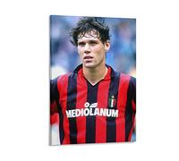 QINGJIE Marco Van Basten, poster da parete per atleti di calcio, decorazione per la casa, decorazione artistica da appendere, stampa decorativa, 20 x 30 cm