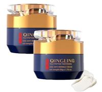 Qingling Crema Para Arrugas, Qingling Wrinkle Removal Cream, Qingling Polypeptide Tightening And Anti-Wrinkle Cream, Face Tightening Cream For Women Men (2pcs)