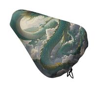 Qinglong - Coprisedile per bicicletta con coulisse, impermeabile, protegge dal sole e dalla polvere, unisex, per mountain bike