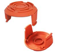 Qingriver Confezione da 2 coperture per bobine di filo per decespugliatore, compatibili con Worx, WA0004.1/WA0010, bobine di filo per WG163e, WG163e.1, WG163e.9, WG157e.9