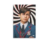 QINGSDEC Poster applicabili a Aidan Gallagher, tela con ombrello Academy, pittura ad olio, decorativa, da appendere, per casa, soggiorno, camera da letto, sala da pranzo, 20 x 30 cm, senza cornice