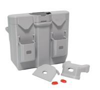QingXuey Scatola portaoggetti per drone DJI Neo 2, custodia rigida stampata in 3D con coperture intercambiabili per modelli di antenna, supporto navetta anti pressione per droni e accessori per
