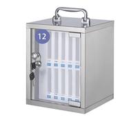 QINGYAN Armadietto For Cellulare For Aula, Scatola Porta Cellulare Portatile, Cassetta Di Sicurezza For Telefono Montata A Parete, Disponibile In Slot 12/24/36/48/60(21.5x19x25cm)