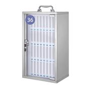 QINGYAN Armadietto For Cellulare For Aula, Scatola Porta Cellulare Portatile, Cassetta Di Sicurezza For Telefono Montata A Parete, Disponibile In Slot 12/24/36/48/60(31x19x49cm)