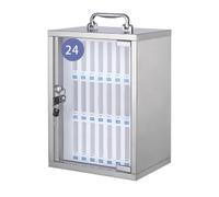 QINGYAN Armadietto For Cellulare For Aula, Scatola Porta Cellulare Portatile, Cassetta Di Sicurezza For Telefono Montata A Parete, Disponibile In Slot 12/24/36/48/60(27.5x19x37cm)