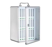 QINGYAN Armadietto Portaoggetti For Telefono Portatile, Porta Cellulare Con Serratura For Cellulare Con Maniglia For Chiave, Griglie 12/24/36/48/60, For Scuole, Eventi(29x20x49cm)