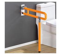 QINGYAN Barre di Sostegno for Disabili, Barra for WC Pieghevole da 29,5 Pollici, Corrimano Ribaltabili con Impugnatura Antiscivolo, Corrimano di Sicurezza for Anziani(70cm)