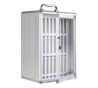 QINGYAN Cassetta Di Sicurezza For Cellulare, Scatola Porta Cellulare Con Chiavi Ed Etichetta, Armadietto For Cellulare Montato A Parete For Fabbriche Di Esami In Aula(21.5x19.5x25.5cm)